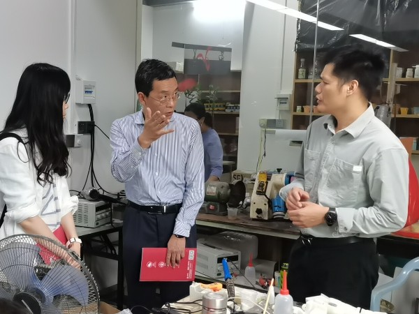 广东以色列理工学院领导来草莓视频在线观看入口WWW设计参观考察